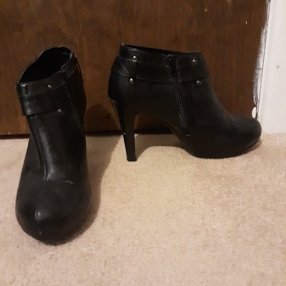 Black Heeled Booties